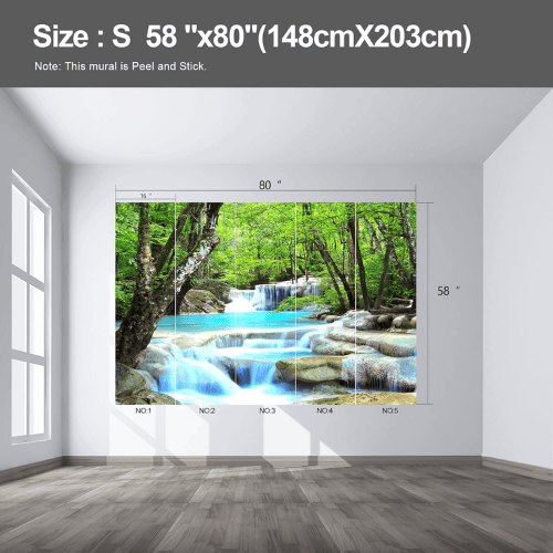 Woodland Forest Landscape Wall Mural