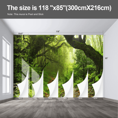Woodland Forest Landscape Wall Mural