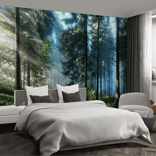 Woodland Forest Landscape Wall Mural